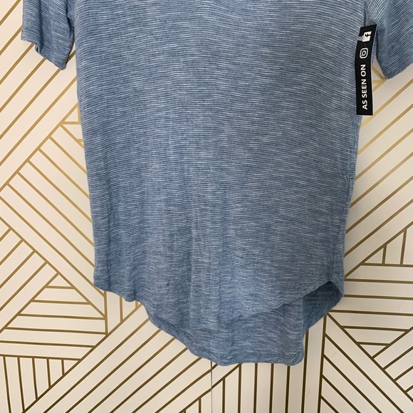 Madewell | Basic Striped V-Neck Top - Picture 3 of 5
